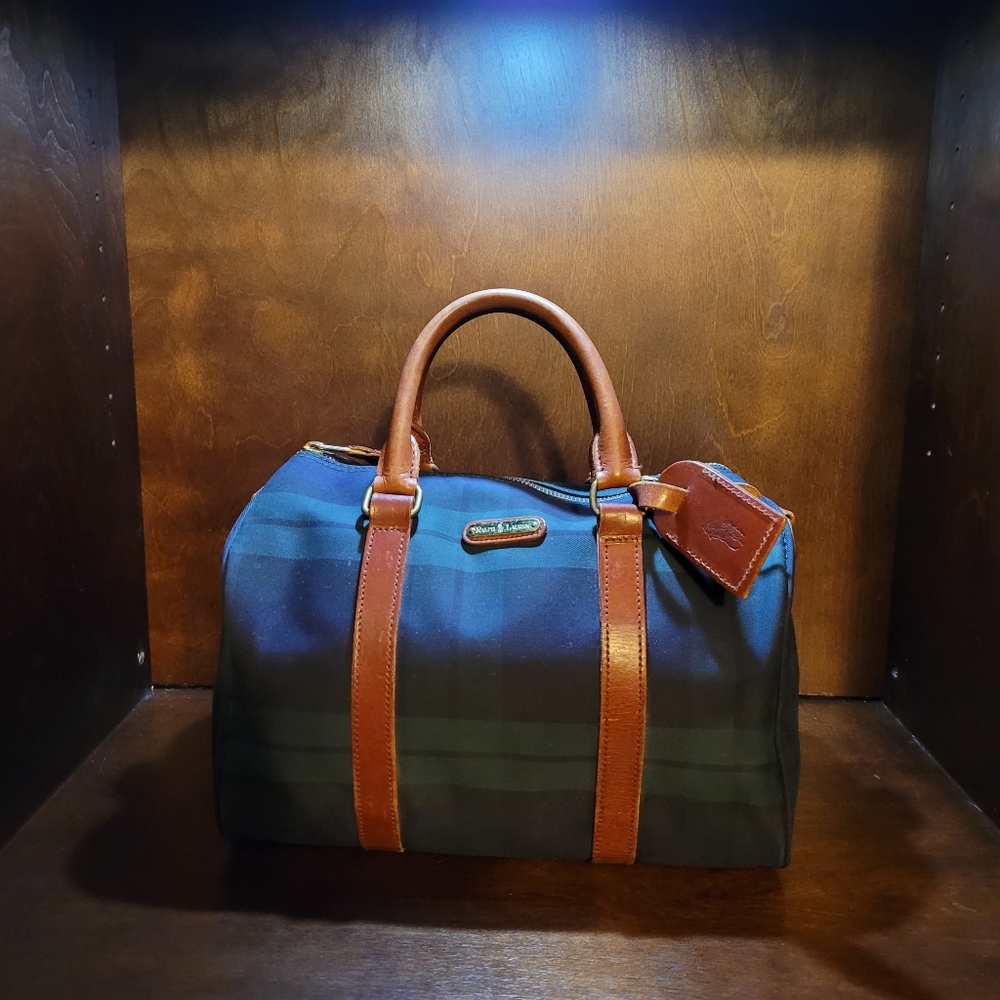 Vintage Ralph Lauren blackwatch plaid speedy Boston bag - Picture 2 of 14